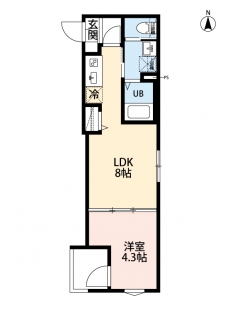 robot home 千住緑町Ⅳの間取り図