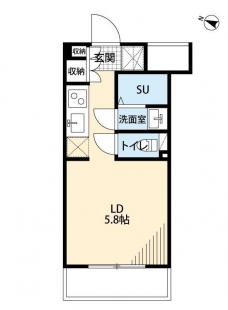 TRYM扇の間取り図