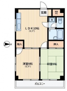 ジョウエツプラザの間取り図