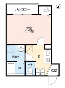 プレジールの間取り図