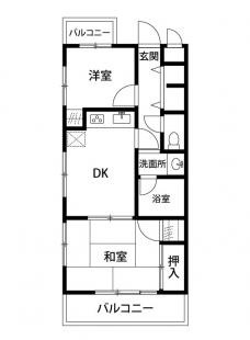 フロントピア蕨の間取り図