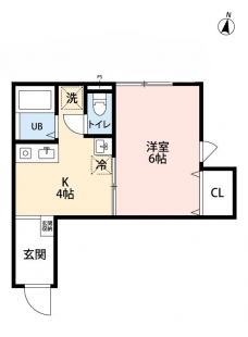 レジダリア新井宿の間取り図