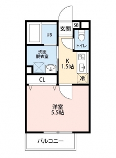 プレシャス新井宿の間取り図