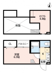 CRASTINE蕨の間取り図