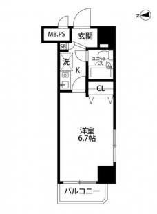 日神パレス西台第3の間取り図