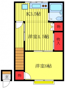 今村アパートの間取り図