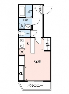 エナジャイズ駒込の間取り図
