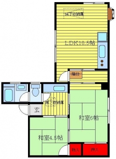 パークハイム星の間取り図