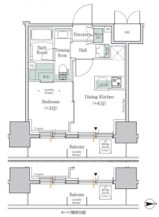 ワンルーフレジデンス板橋大山の間取り図