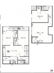 中島荘の間取り図