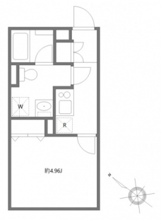 ルーデンス常盤台Ⅲの間取り図