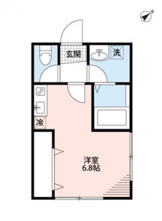 ヴェルメ江北の間取り図