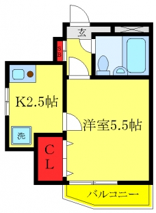 メゾンツカモトの間取り図