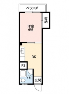 三田向原コーポの間取り図