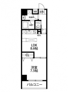 サニープレイスの間取り図