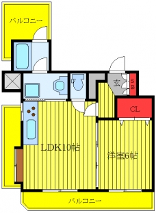 メゾン島田の間取り図