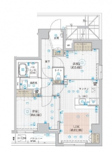 フュージョナル浮間舟渡の間取り図