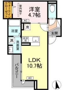 北区豊島7丁目PJ B棟Nの間取り図
