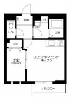仮称　北区東十条新築共同住宅の間取り図
