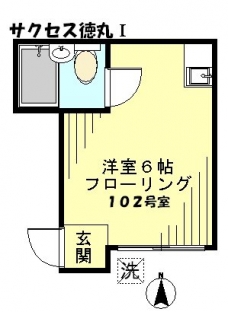 サクセス徳丸１の間取り図
