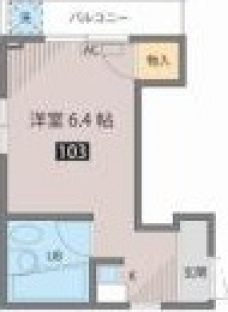 フランスコーポの間取り図