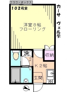 CASA　VERDEの間取り図