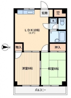 ジョウエツプラザの間取り図