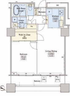 レジディアタワー上池袋（タワー棟）の間取り図