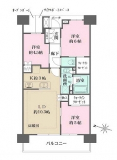 パークホームズ川口　ザ　レジデンスの間取り図