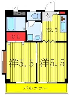 BEL GRAVIA TAKAHASHIの間取り図