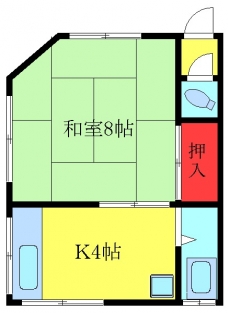コーポまことの間取り図