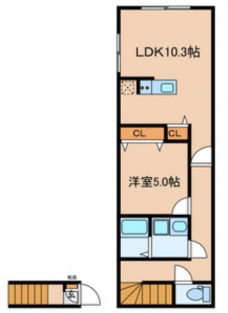 アザレ東武練馬の間取り図