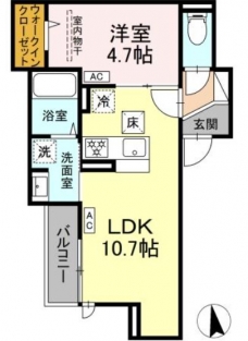 北区豊島7丁目PJ B棟Nの間取り図