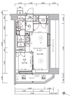 ベルシード板橋本町プレミアⅡの間取り図