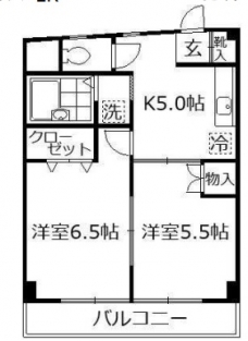サンハイツ成増　の間取り図
