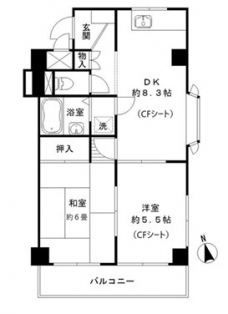 ニューハイム小原の間取り図