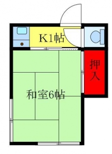 高橋荘の間取り図