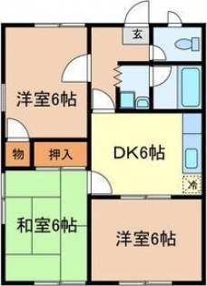 第2ジュネス黒田の間取り図