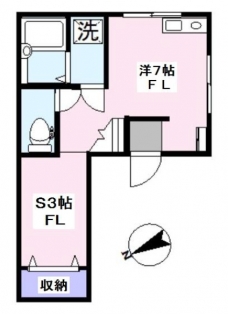 コーポ　ルミナスの間取り図