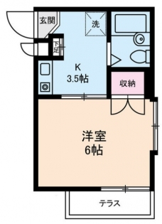 ボヌール南浦和の間取り図