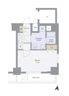 ステージファースト西巣鴨の間取り図