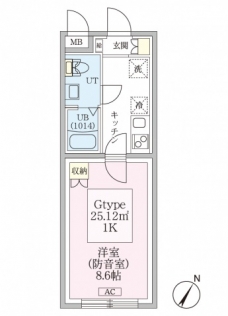 スカイラシクラス平和台の間取り図