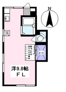 ひかりハイツの間取り図