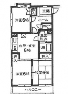 ぐりーんぷらざの間取り図