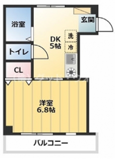 ジュネスⅠの間取り図