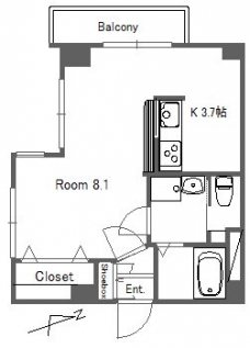 左り山新弥嘉ハイツの間取り図