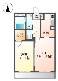 ルミナス高鼻の間取り図