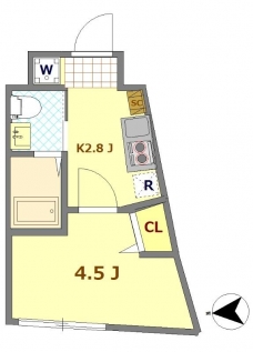 ヴィオラ赤羽の間取り図