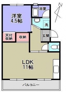 内田ハイツの間取り図