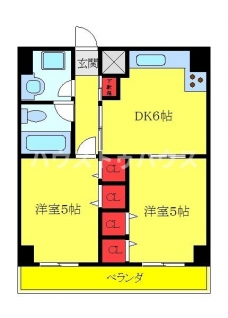 ブランシェ十条の間取り図